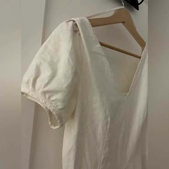 GAP CREAM LINEN DRESS - Picture 3 of 5